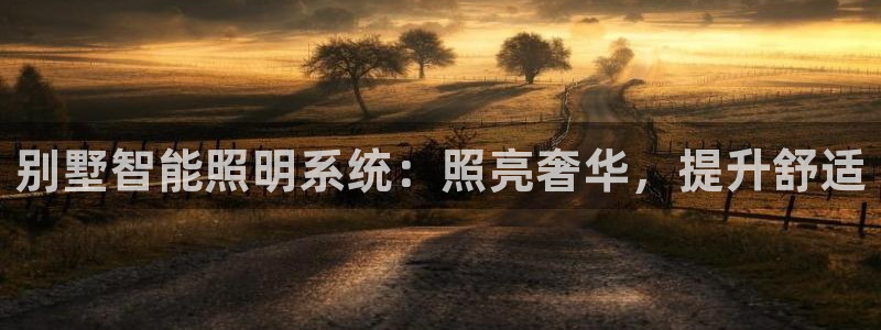 别墅智能照明系统:照亮奢华,提升舒适