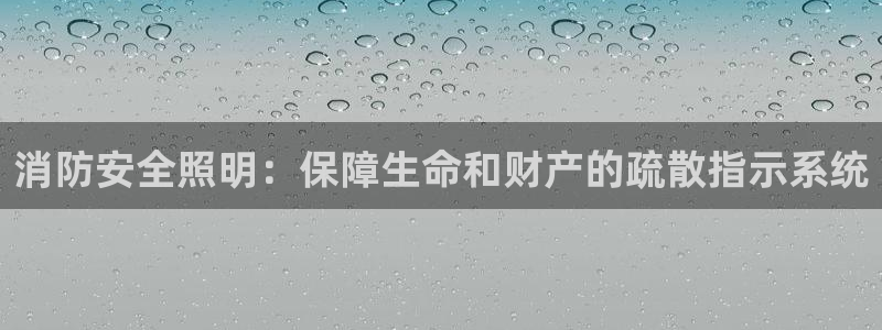 消防安全照明：保障生命和财产的疏散指示系统