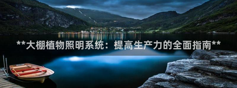 **大棚植物照明系统：提高生产力的全面指南**