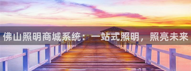 佛山照明商城系统：一站式照明，照亮未来