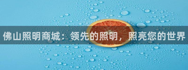 佛山照明商城：领先的照明，照亮您的世界