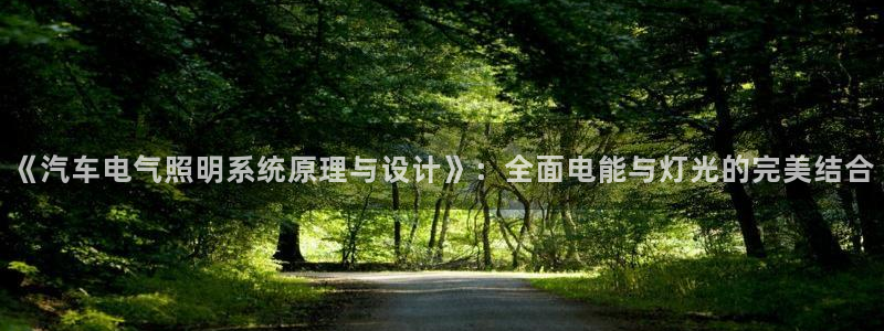 《汽车电气照明系统原理与设计》：全面电能与灯光的完美结合