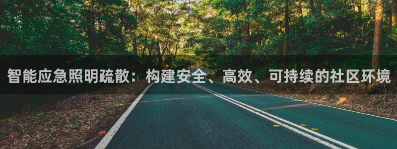 智能应急照明疏散：构建安全、高效、可持续的社区环境