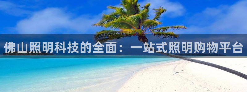 佛山照明科技的全面：一站式照明购物平台