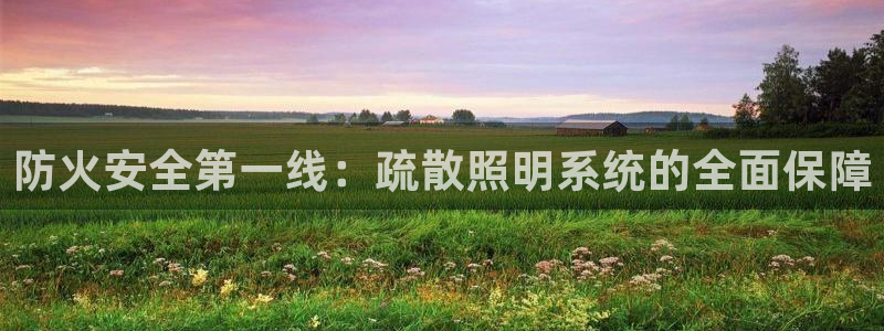 防火安全第一线：疏散照明系统的全面保障