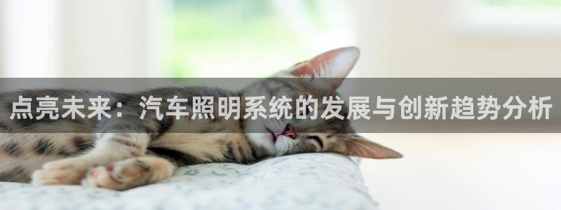 点亮未来：汽车照明系统的发展与创新趋势分析