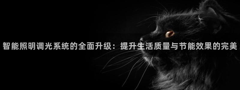 智能照明调光系统的全面升级：提升生活质量与节能效果的完美