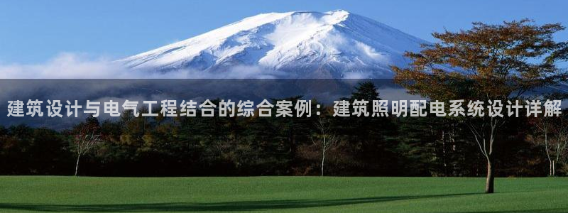 建筑设计与电气工程结合的综合案例：建筑照明配电系统设计详解