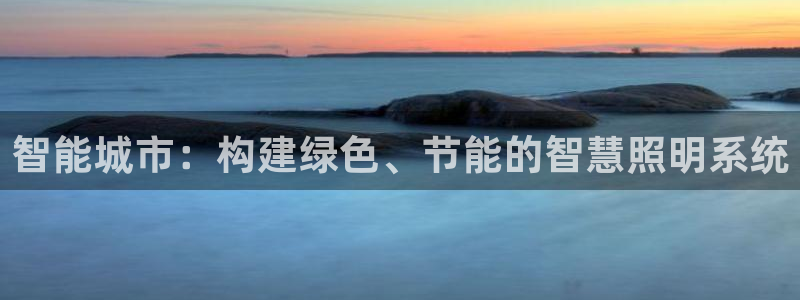 智能城市：构建绿色、节能的智慧照明系统